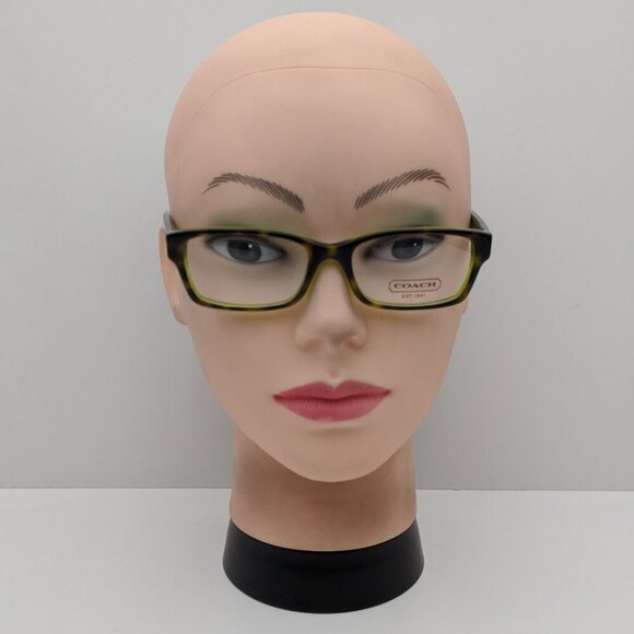 🕶️Coach HC6040 Brooklyn 5117(Tortoise/Green) Eyeglasses 50/16 135 | ALH305🕶️ - Picture 8 of 9